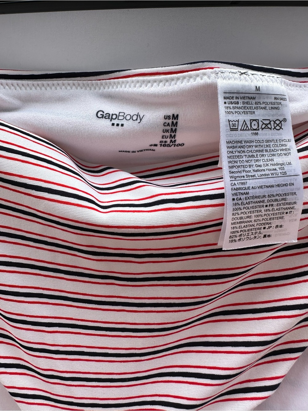Gap Striped Side-Tie Bikini Bottoms in Red, White, and Blue - Picture 4 of 4